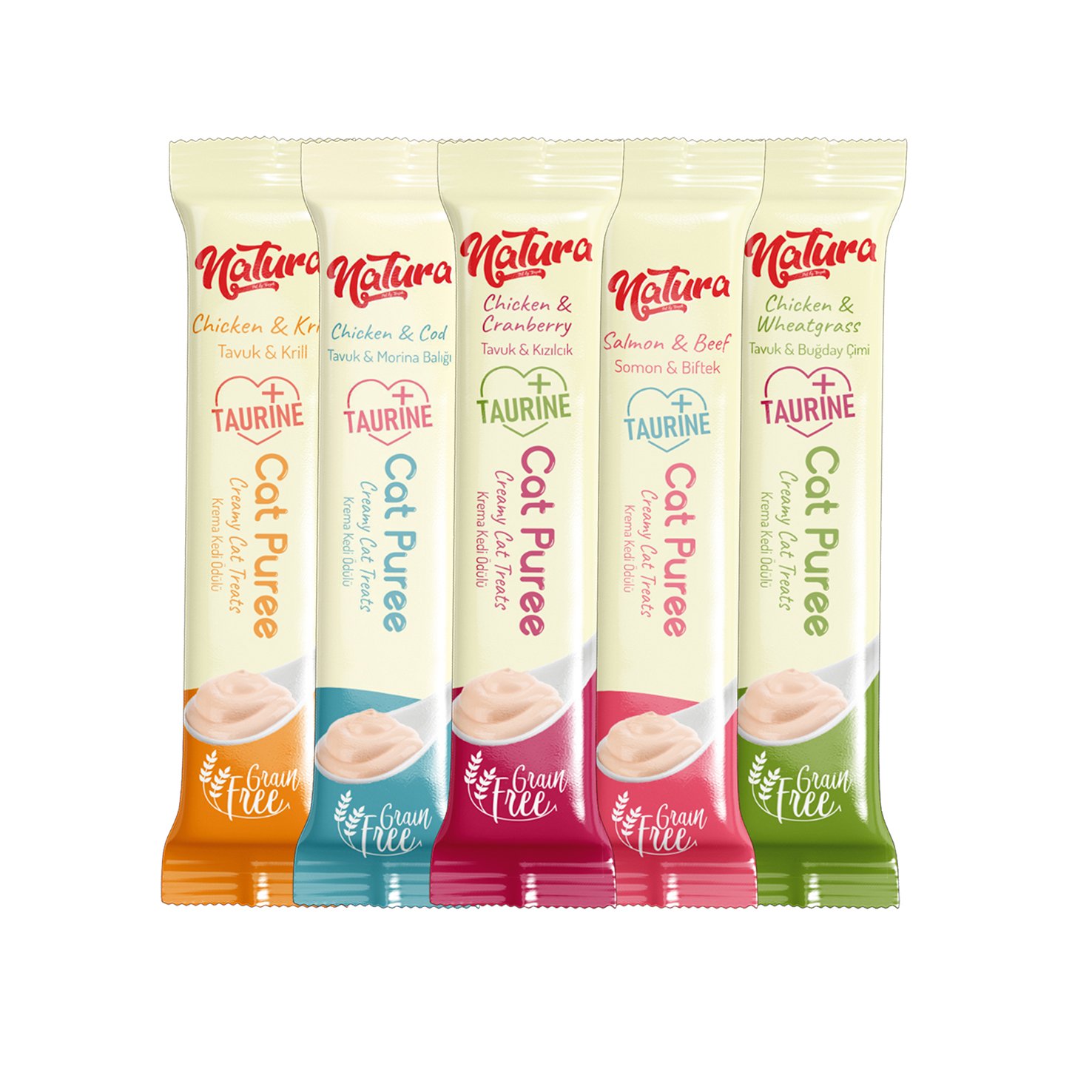 Natura Cat Pure Mix 5 Çeşit Kedi Ödülü