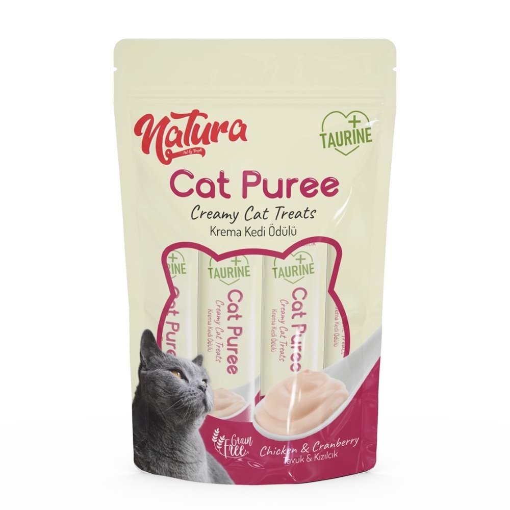Natura Cat Pure Chiken&Cranberry Kedi Ödülü 5 Adet