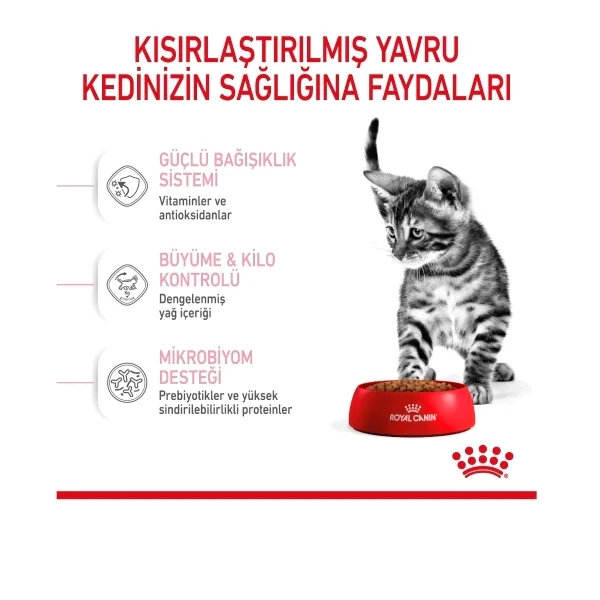 Royal Canin Kitten Sterilised Kısırlaştırılmış Yavru Kedi Maması 2kg