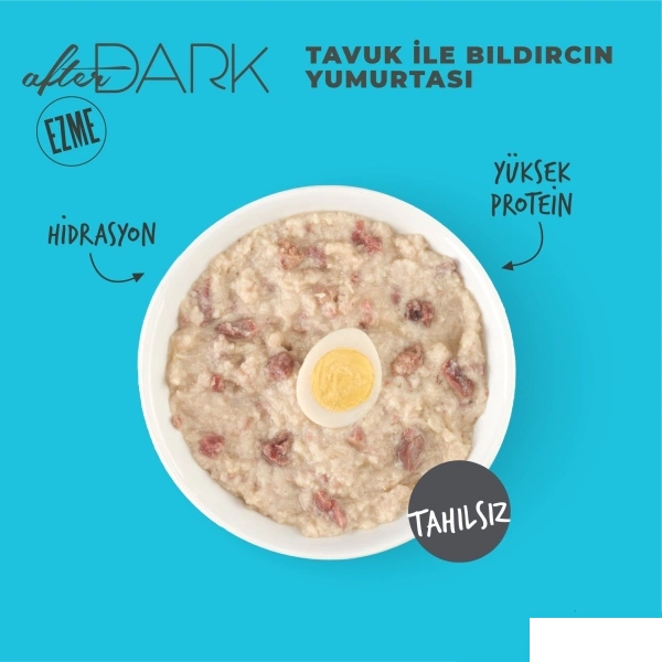 Schesir After Dark Pate Tavuk ve Bıldırcın Yumurtalı Yetişkin Kedi Konservesi 80gr